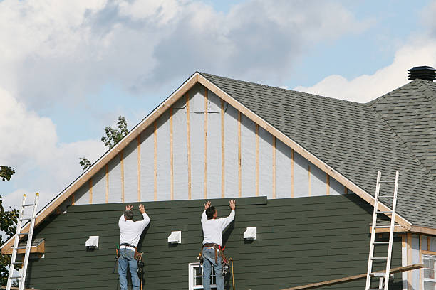 Professional Siding Replacement technician working in Hebron, CT